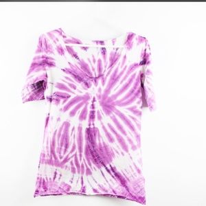 Hard Tail Women Size M Tie Dye Tee